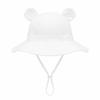 Cartoon Bear Kids Sunshade Bucket Cap Breathable Folding Baby Sun Hat Children Fisherman Hat  Girls