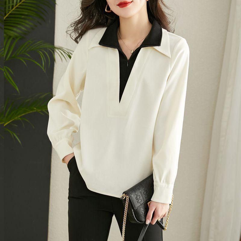 New Women's Shirt Tops, Foreign Style Design Sense Shirt, Chic Pretty Small Shirt Spring Shirt