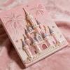 DIY 3D Pearl Painting Kit, Castle Design With Fireworks, Plastic Pearl Art Craft For Adults And Beginners, Home Wall Decor