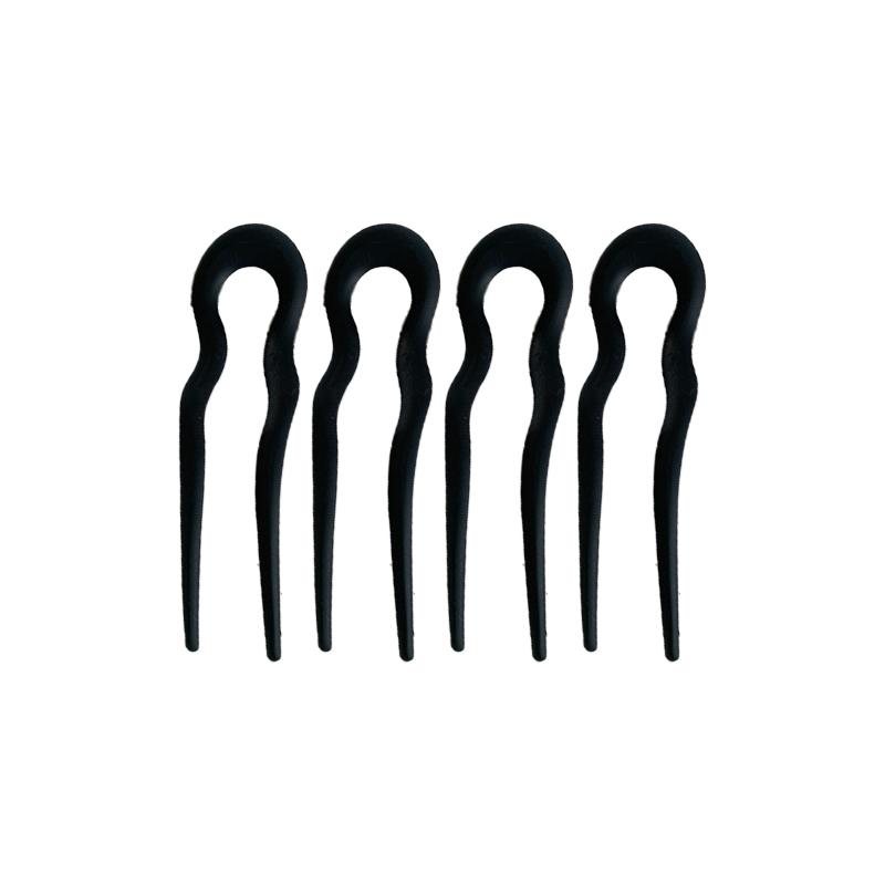 New Simple Matte Wave U-shaped Solid Color Hairpin Women Versatile Elegant Pan Hair Clip for Girl Hair Accessories