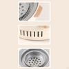 Camping Grill Wood Burner Multipurpose Tea Fire Meat Steak Grilling for Hiking Beach