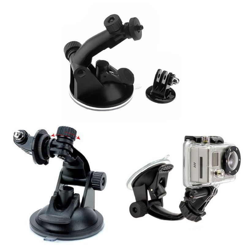 Car Use Suction Cup Camera Holder Clip Base Mount Compatible GoPro Hero 3+ 3 2 1