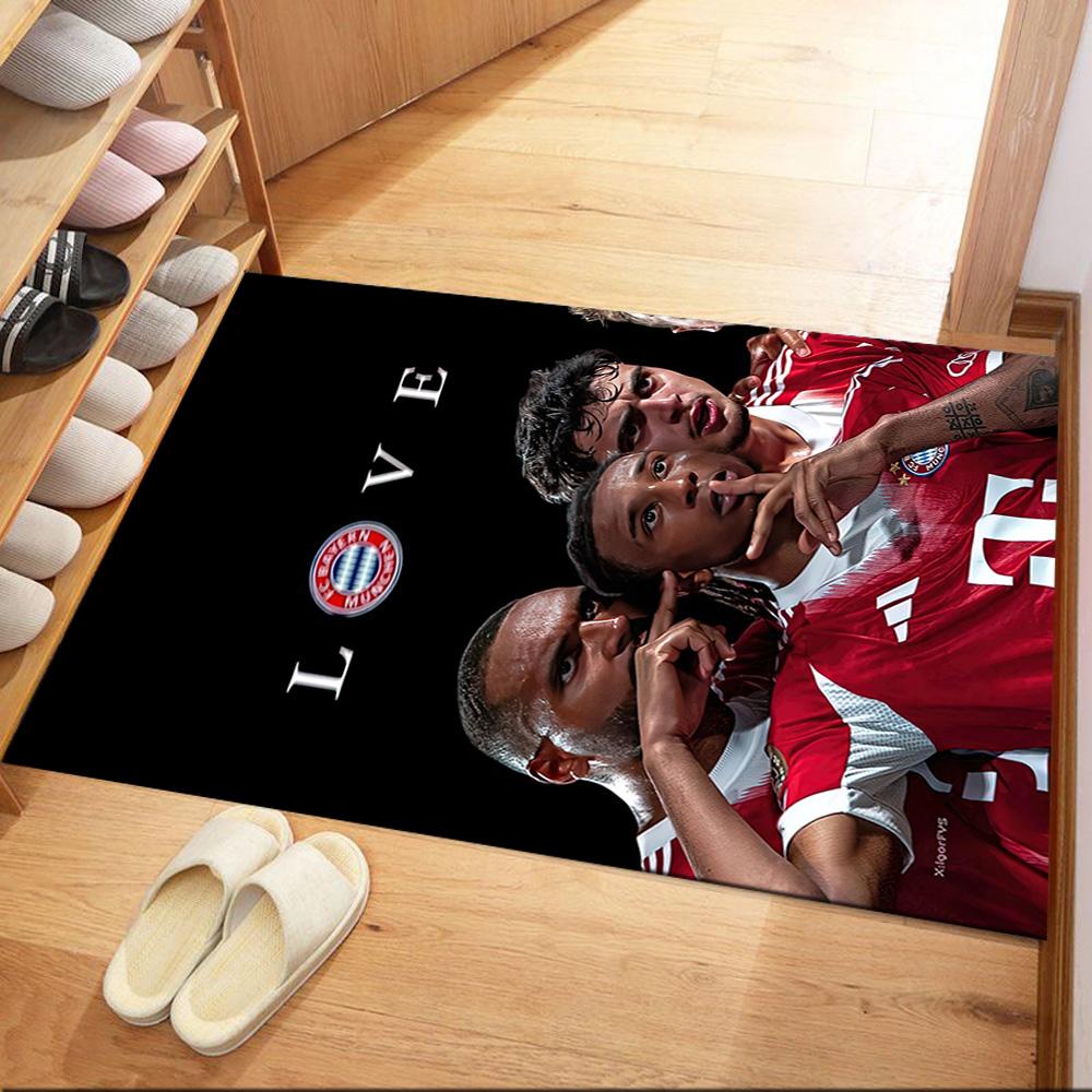 FC Bayern München Fans Quadratische Teppiche sind eine großartige Wahl für Wohnzimmer, Schlafzimmer, Heimdekoration und als Geschenke.