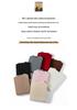 Women's Striped Slim-Fit Cashmere Knit Half-High Neck Top for Fall/Winter