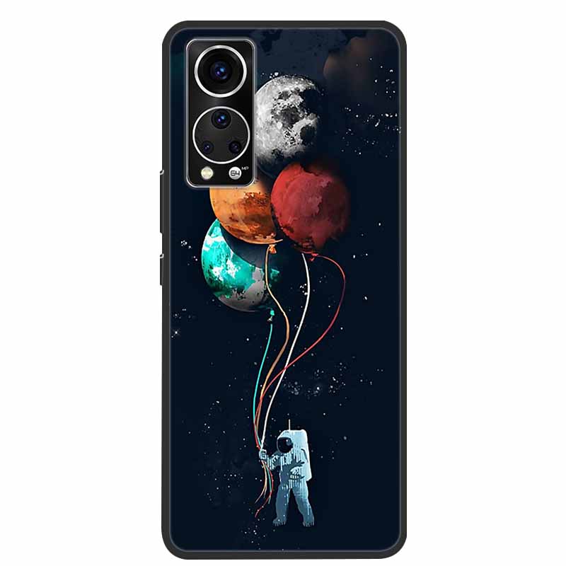 Für ZTE Axon 30 Handyhülle Cover Cooler Wolf Löwe Tiger Schwarzes Silikon Weiche Hülle Für ZTE Axon 30 Rückabdeckung Hülle Axon30 5G Hülle