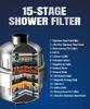 25-Level New Upgraded Turbine Filter Multi-Level Bath Water Purifier Household Small Water Purifier Bath Filter