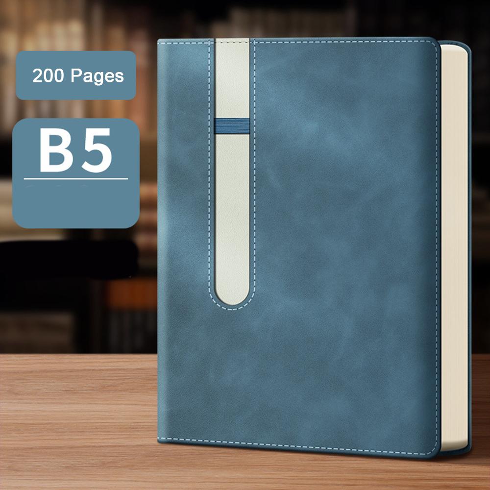 (Logo Can Be Engraved) A5/B5 Student Subject Notebook, Business Notebook, Diary, Work Meeting Minutes, Travel Log