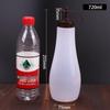 Large 720ml PE Plastic Squeeze Bottle with Pointed Mouth for Salad Dressing and Tomato Sauce