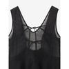 Sheer Peplum Layered Dress C253mse004