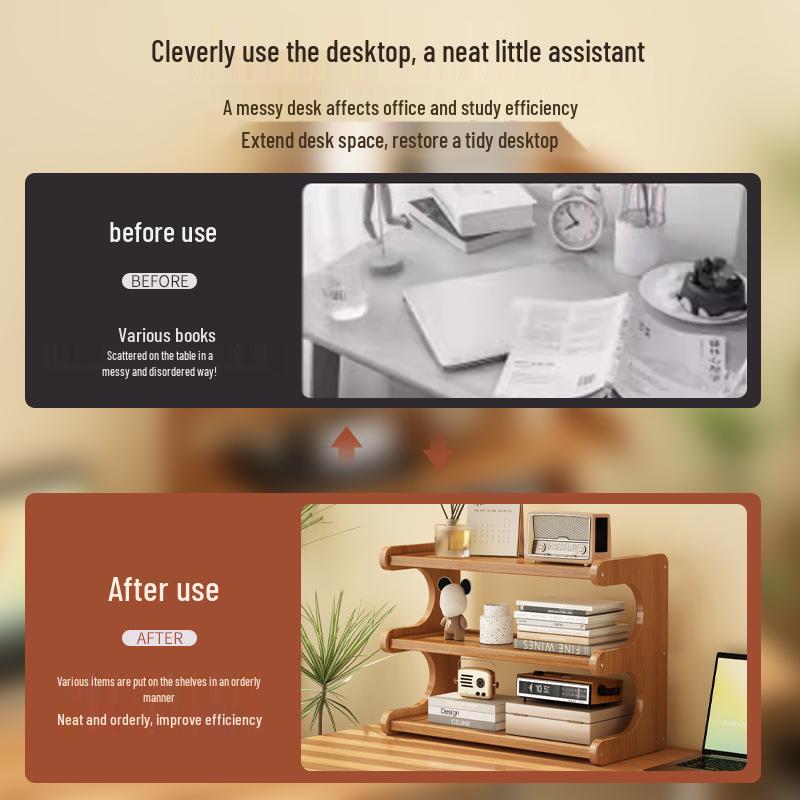 Multi-Layer Desktop Organizer for Office, Dining Table, and Countertop Storage