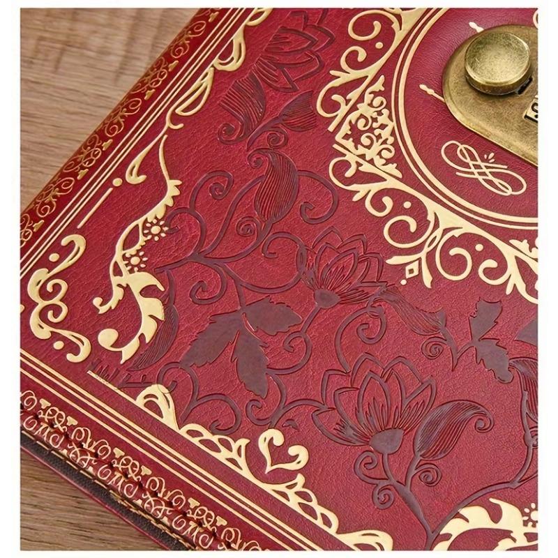 Digital Locking Journal - A5 Password Protected Diary with Secure Code Lock,200 Page Faux Leather Secret Notebook for Teens Gift