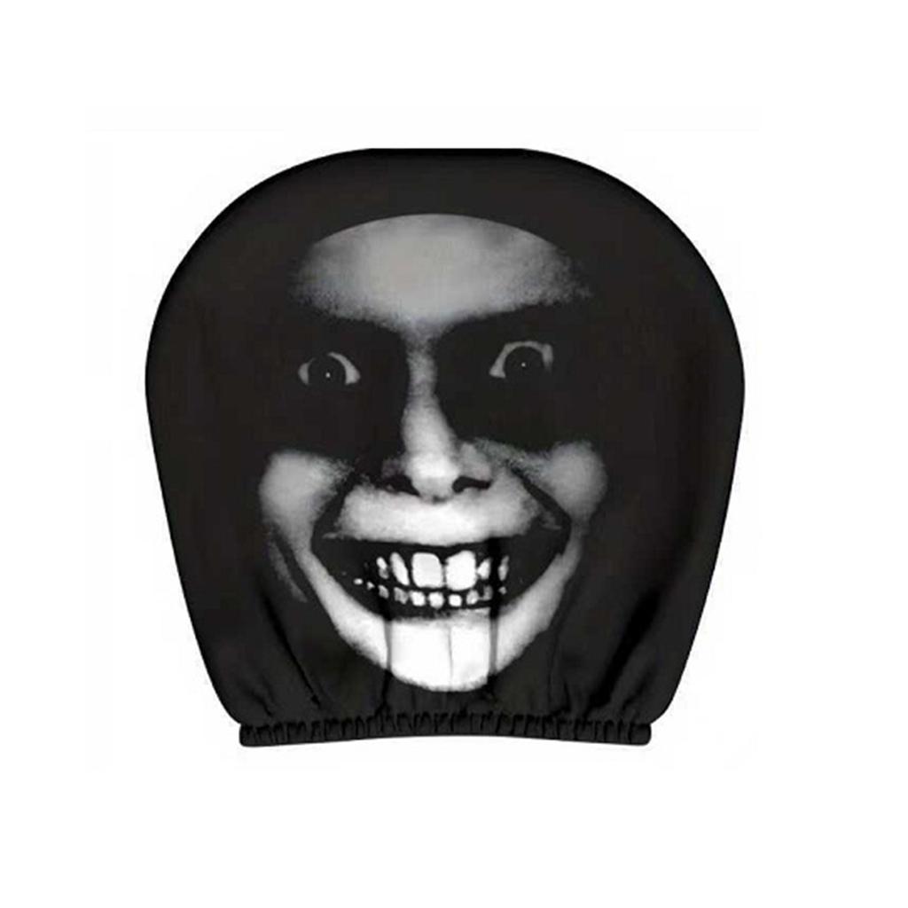 Stretch Seat Headrest Protector Elastic Fabric Scary Covers Auto Interior Accessories Car Headrest Case for Most Vehicles