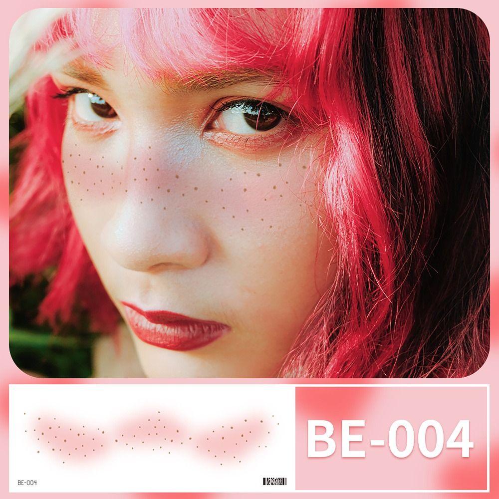 Temporary Tattoos Face Tattoo Natural Looking Tattoo Sticker Cute Makeup Face Stickers  Girls