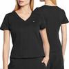 Tommy Jeans T-Shirt Women' Black V-Neck Dw0Dw14617-Bds