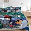 Magic Studio Ghibli Print 3Pcs Bedding Setduvet Cover With 2 Bedropillowcase Home Birthday Gift