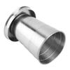 Portable Outdoor Stainless Steel Collapsible Folding Cup for Traveling Camping with Key Chain
