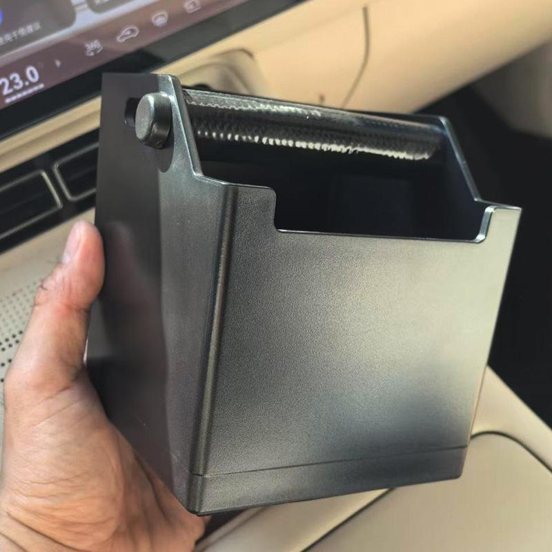 Coffee Grounds Knock Box Anti-Slip Espresso Dump Bin Food Grade Sturdy Container for Barista Home Coffee Station Use A2