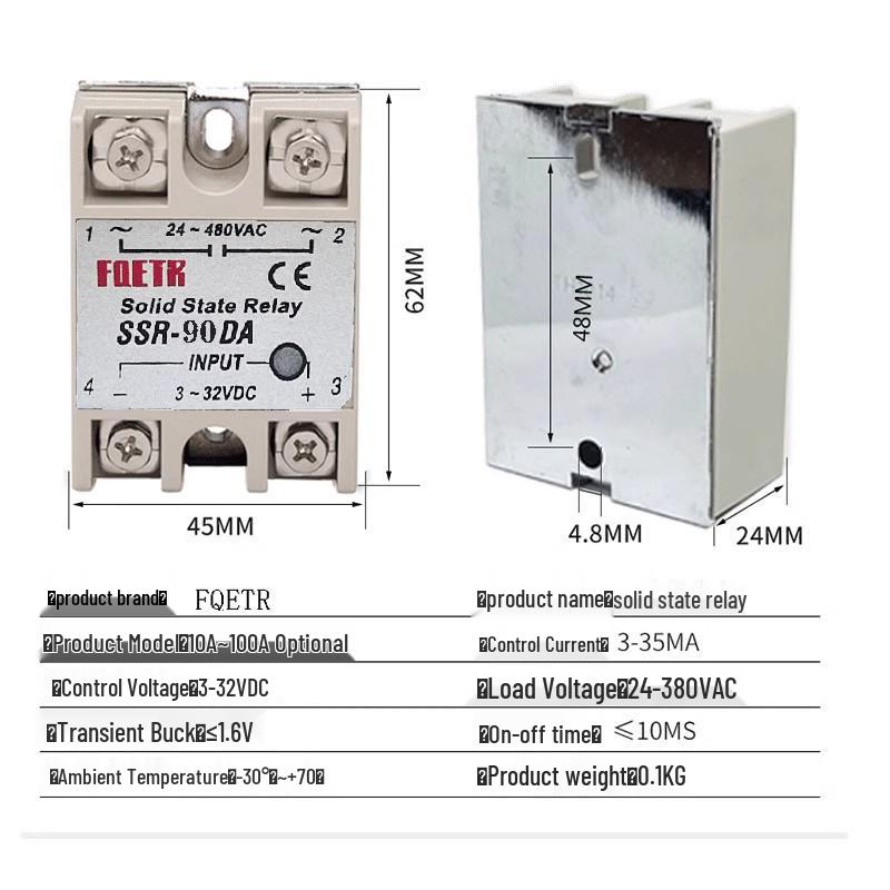 High Quality FOTEK/Yangming SSR-75 Series Single Phase Solid State Relay