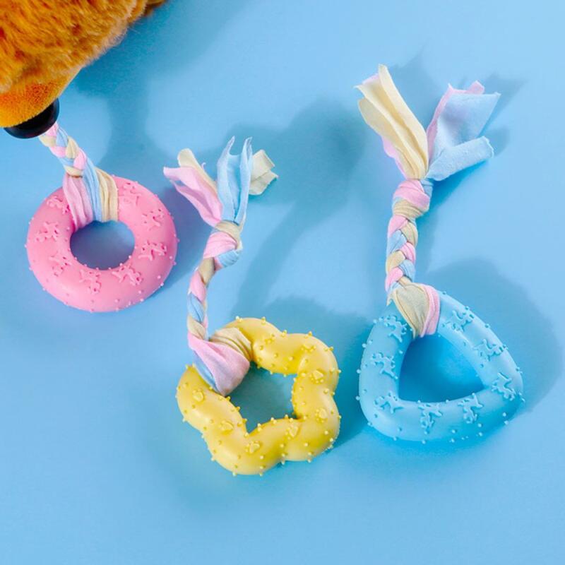 1 dog teething toy (choose one design) star