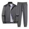 Casual Sports Suit Men's Plus Size Cardigan Jacket Sweatpants Men
