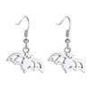 Bat Spider Dangle Earrings Women Jointed Skeleton Long Ear Drop Earrings Stud Halloween Goth Punk Costume Accessories
