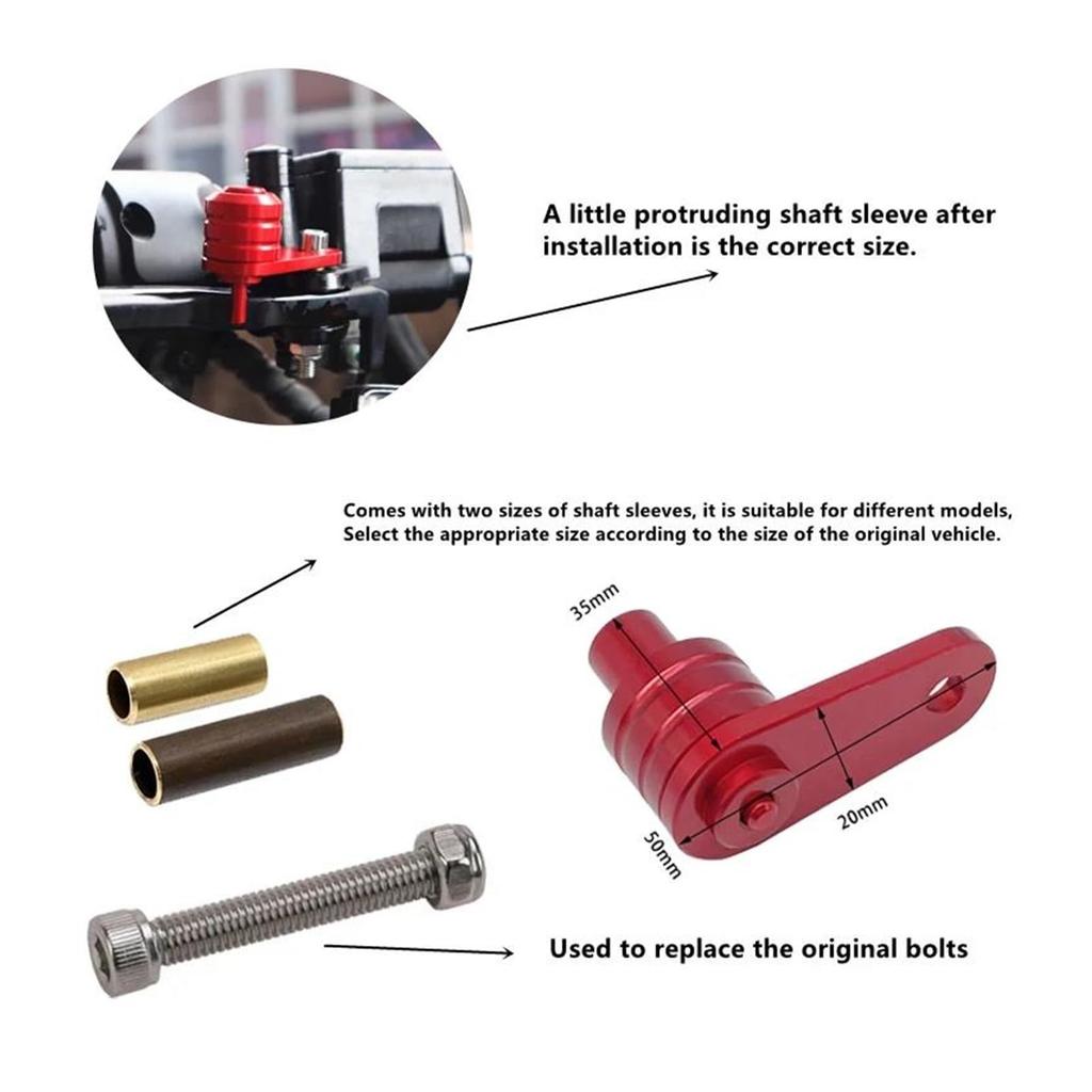 Suitable for Suzuki M109R Bullbird M109R M 109R 109 R Motorcycle Parking Brake Switch Button Lock Rod Accessories (Silver)