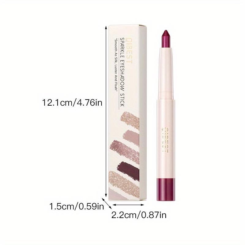 6 Farben Lidschattenstift, Matt Perlglanz Lidschattenstift Textmarker Konturenstift Aufhellender langanhaltender Lidschattenstift Augen-Make-up-Stift