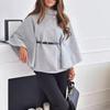 Women's Fashion Waist Tie Woolen Cape Coat