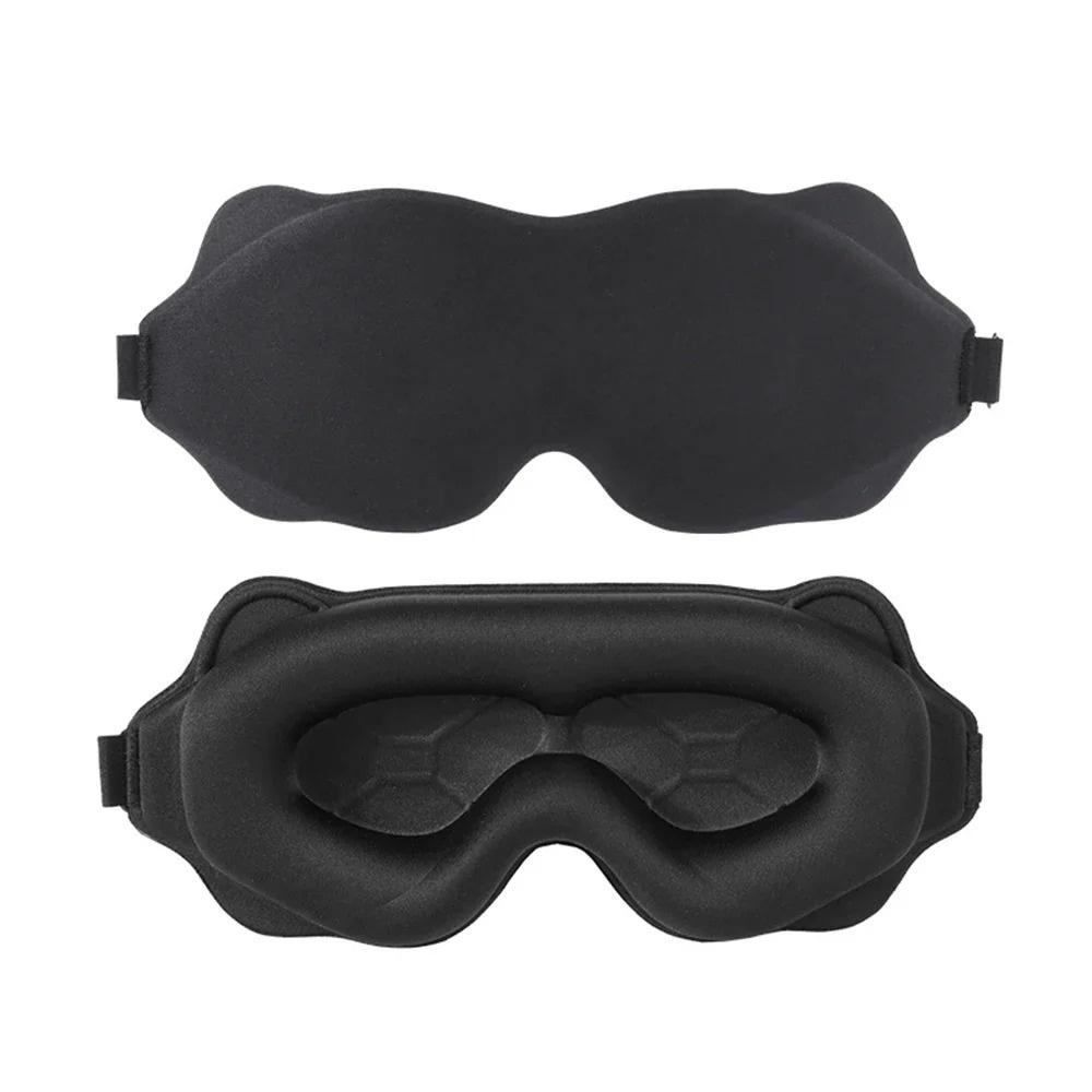 Travel 3D Sleeping Mask Block Out Light Soft Padded Sleep Mask 3D Contoured Eye Shade Sleeping Aid Face Eyepatch for Men Women