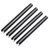 Radiator Pipe Covers Pipe Cover Tube Part Replacement 4pcs Plastic White 200mm Chrome Radiator Versatile Usage