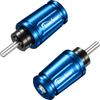 Kaedear Adjustable Bar Motorcycle Handlebar Handle Motorcycle for Ends, Ends, Weights, Accessories, KDR-BE1-HYSM6-BL (Blue, Honda/Yamaha/Suzuki M6)