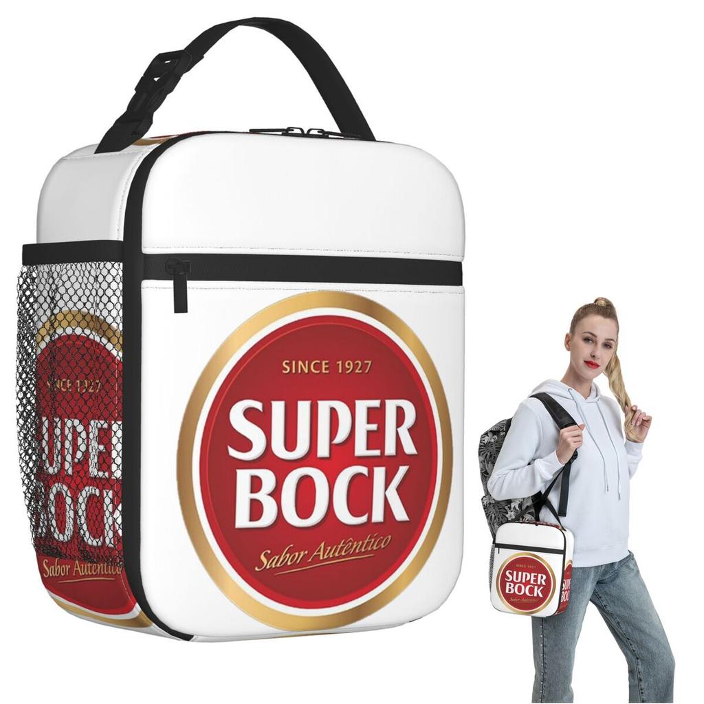 Super Bock Since 1927 Insulated Lunch Bag for Women Kids Portable Food Boxes Thermal Lunch Box Tote