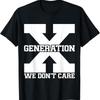 T-shirt Génération X On S'en Fiche