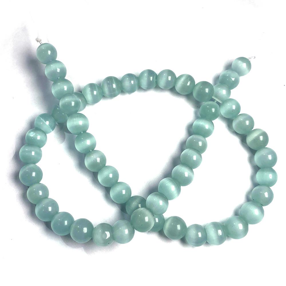 

Натуральний райдужний камінь котяче око розсипчасті намистини дорогоцінне каміння підвіски для DIY намисто браслет браслет сережки шиття ремесло виготовлення ювелірних виробів аксесуарів 8mm