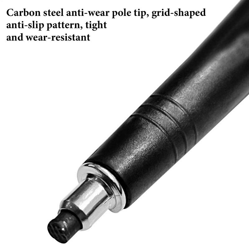 Outdoor Folding Trekkings Pole Portable Walking Hiking Telescopic Stick Lightweight Camping Climbing Trekking Stick Sports Acces