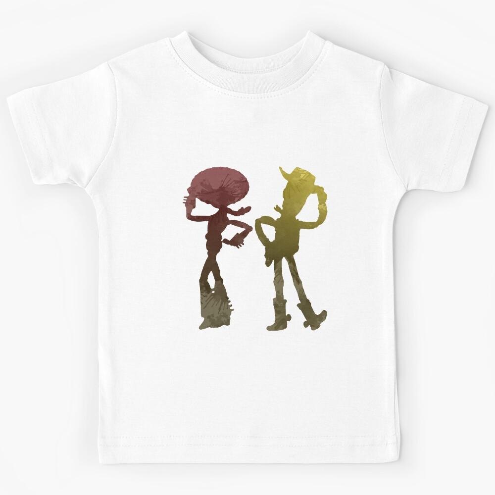 Cowgirl and Cowboy Inspired Silhouette Kids T-Shirt 120