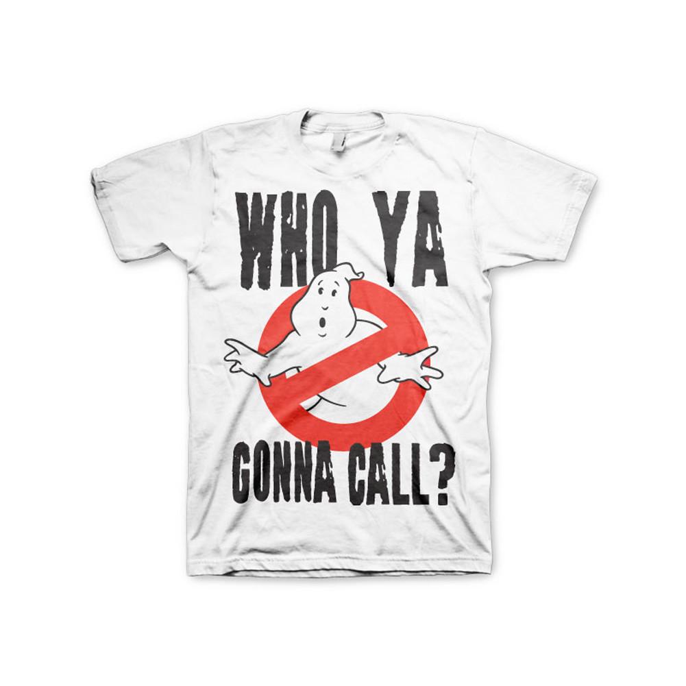 Officially Licensed Ghostbusters Who Ya Gonna Call Men S T-Shirt S-XXL Sizes S