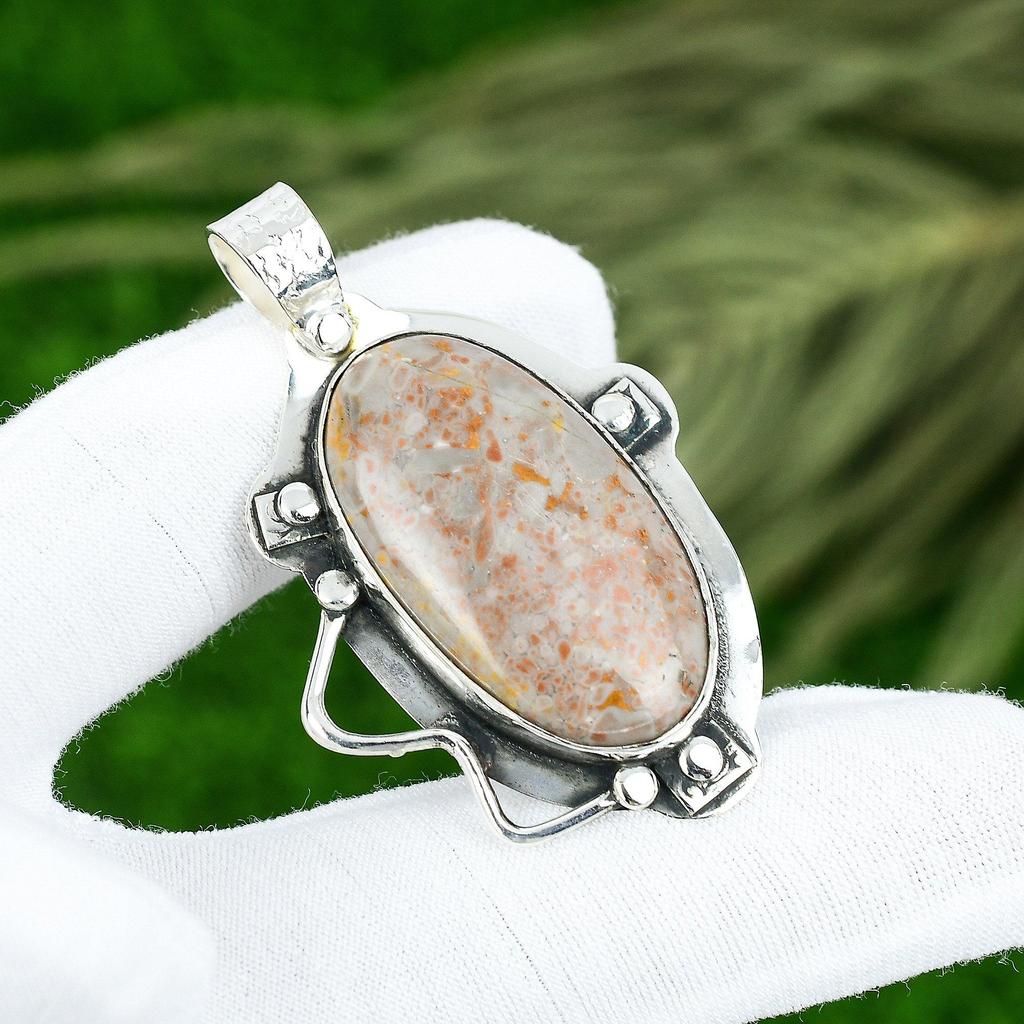 Sisters Day Deal Natural Sunflower Blister Pendant Jewelry 925 Sterling Silver