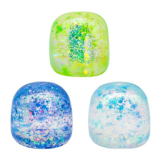 1/2/3Pcs Color Changing Squeeze Ball Anxiety Relief Changes Color in The Sun Stress Ball Slow Rise Portable Fidget Ball Sensory