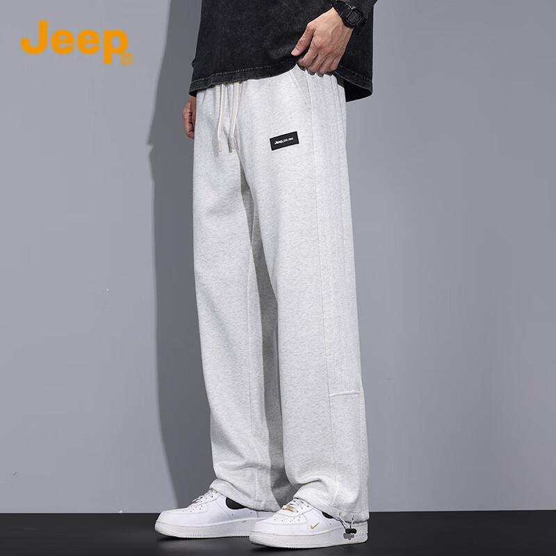 

JEEP Men s Versatile Loose Straight-Leg Casual Sweatpants 4XL
