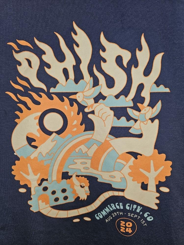 

Phish 2024 Tour Commerce City Colorado Unisex Cotton T-shirt S-5XL M612 Unisex T-Shirt XXXXL