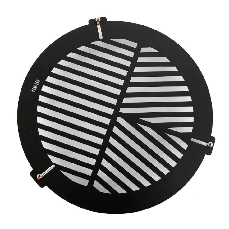 Leghe di Alluminio Maschera di Bahtinov Messa a Fuoco Piastra a Spina di Pesce 60/80/100/140/200/270mm Accessori Astronomici Piastra Metallica a Spina di Pesce