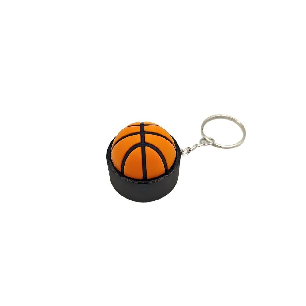 Sports Theme 3D Printed Keychain Creative Design Clicker Keychain Daily Carry