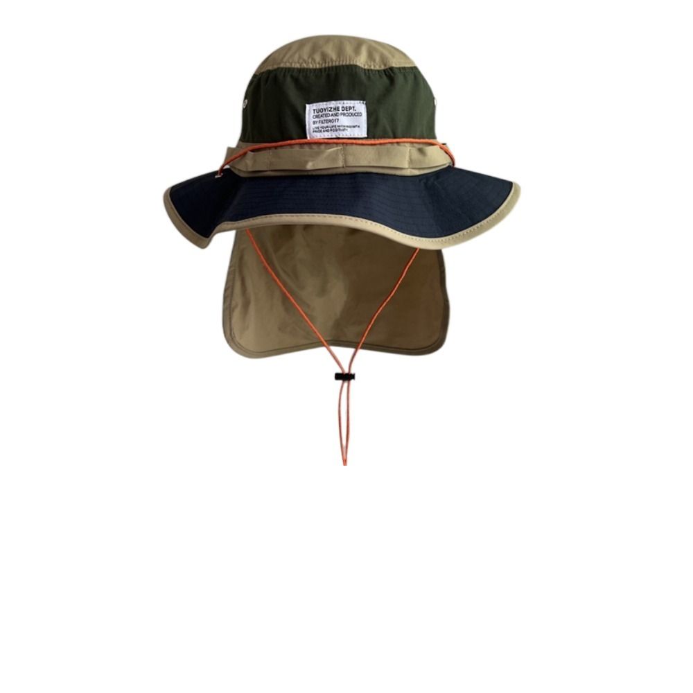 Sun Protection Mountain Climbing Cap Wide Brim Panama Cap Fashion Sun Hat  Hiking