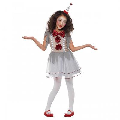 Girls Vintage Clown Costume Set