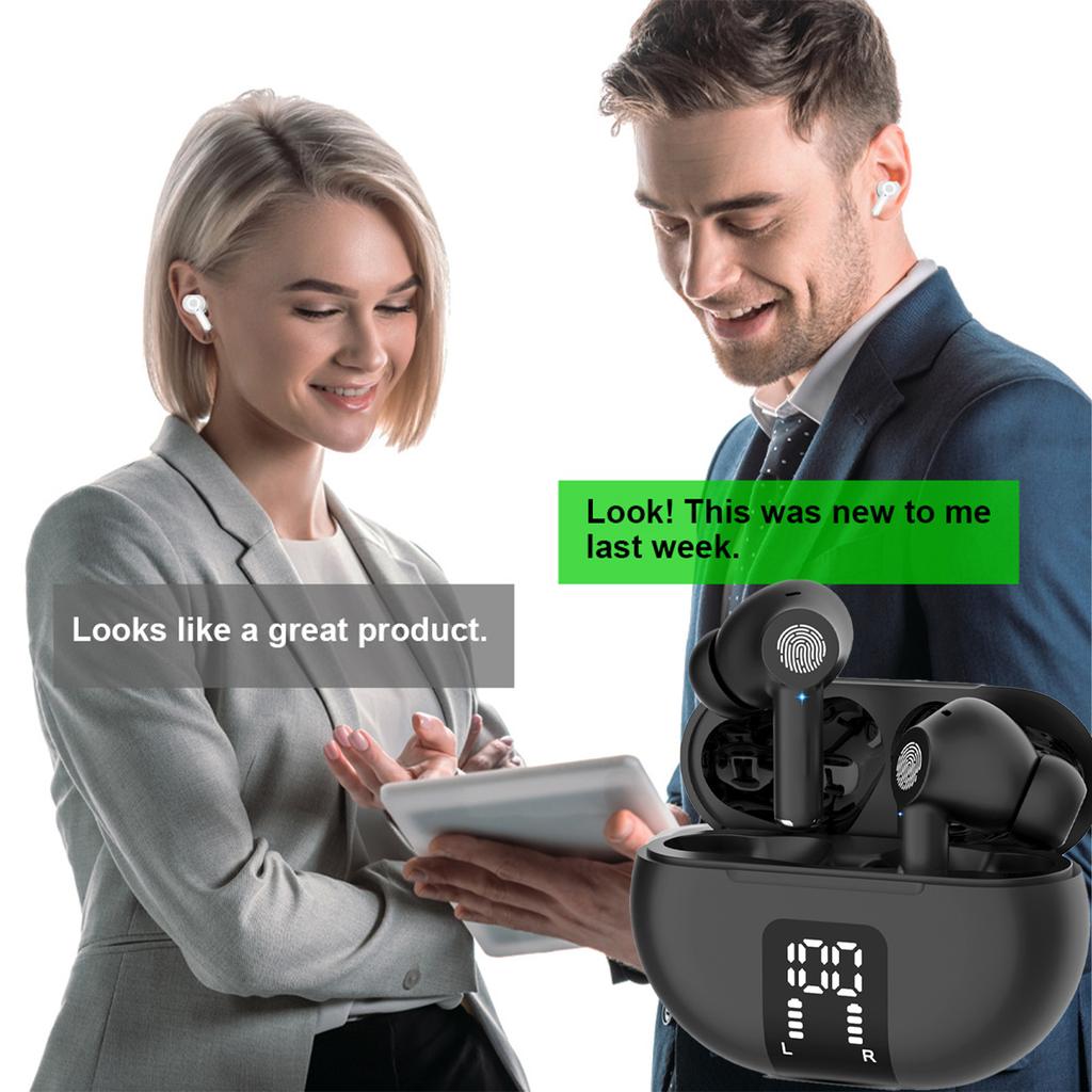 Translator Earbuds Real Time Language Translator Headphones with BT Connectivity Translation in Over 100 Languages