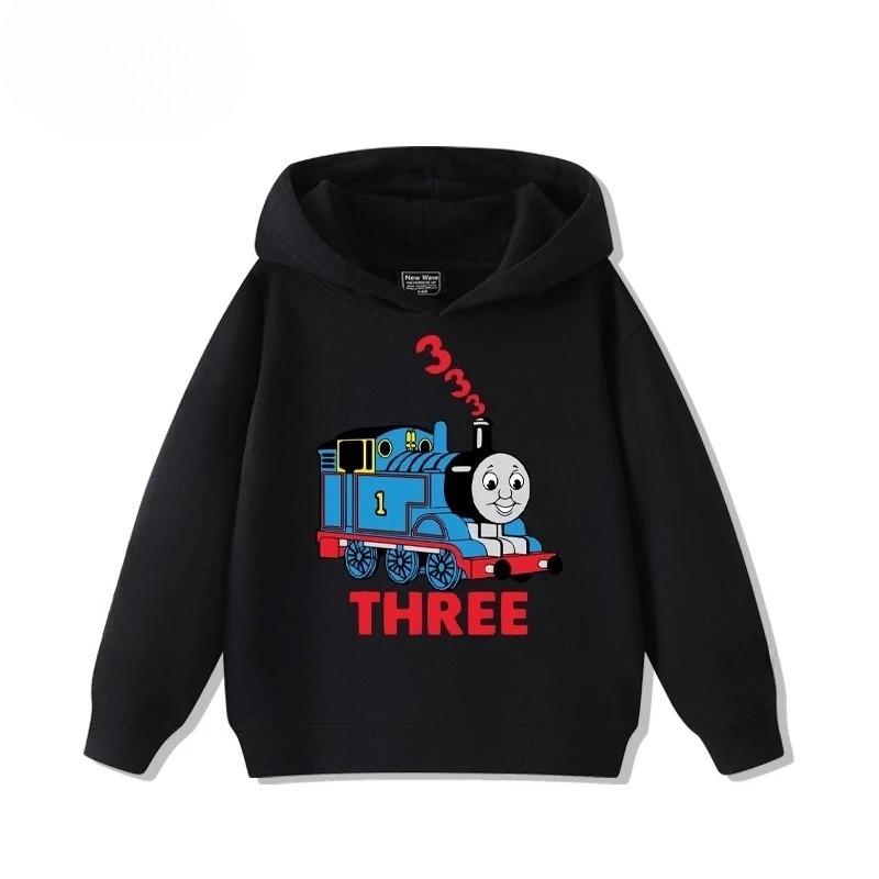 Детская одежда Модная Толстовка с Мультяшным Принтом Повседневная Простая Толстовка Худи Толстовки Мальчики 110