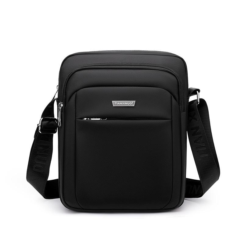 Men's Large Capacity Travel Shoulder Bag - Business and Casual Crossbody with Multiple Compartments
