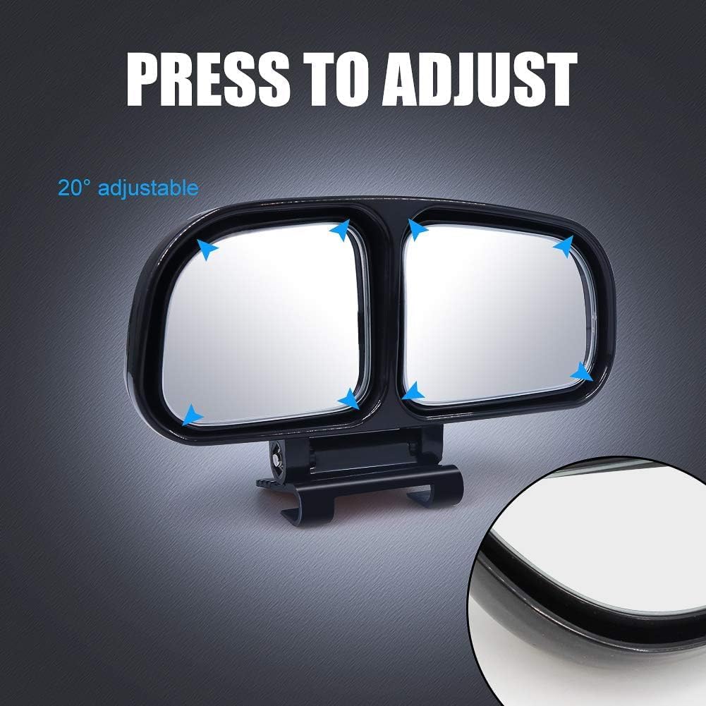 Biqing Automotive Auxiliary Easy Wide Angle Side Mirror for Maximum View Inside the Right Auxiliary for and Wagons Mirror, Installation, Vehicle,