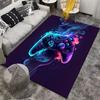 "Colorful Gaming Controller Print Carpet for Bedroom Decoration" Suitable for Use As an Anti-slip for Living Room Bedroom Sofas